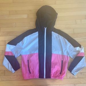 Betsey Johnson Performance Colorblocked Wind Breaker